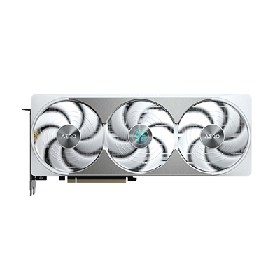Gigabyte NVIDIA GeForce RTX 5080 AERO OC SFF 16GB GDDR7 Graphics Card, 10752 CUDA Cores, 2730 MHz Core Clock, Triple Fan, White, RGB, 3x DisplayPorts / 1x HDMI Ports image 6