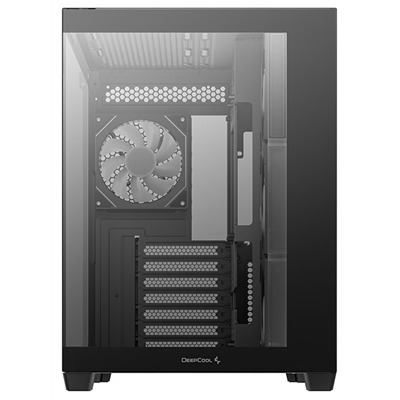 DeepCool CG530 4F Mid-Tower Case with Tempered Glass Panels, 4 Pre-Installed ARGB Fans, and Optimal Airflow Support, Black image 5