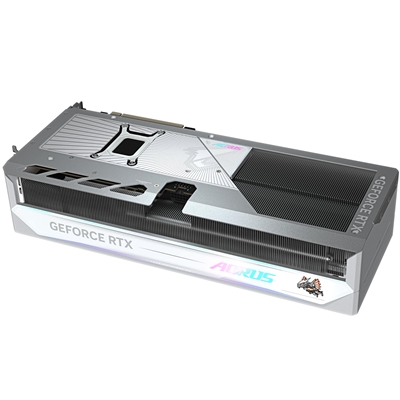 Gigabyte NVIDIA GeForce RTX 5080 AORUS MASTER ICE 16GB GDDR7 Graphics Card, 10752 CUDA Cores, 2805 MHz Core Clock, Triple Fan, White, RGB, 3x DisplayPorts / 1x HDMI Port image 4