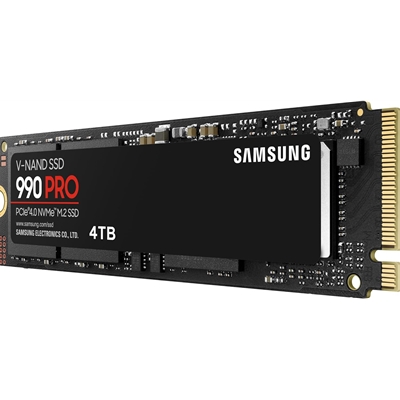 Samsung 990 PRO(MZ-V9P4T0BW ) 4TB NVMe SSD, PCIe Gen4, M.2 Interface, 2280, Read 7450 MB/s, Write 6900 MB/s, 5 Year Warranty image 3