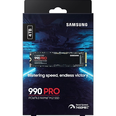 Samsung 990 PRO(MZ-V9P4T0BW ) 4TB NVMe SSD, PCIe Gen4, M.2 Interface, 2280, Read 7450 MB/s, Write 6900 MB/s, 5 Year Warranty image 5