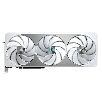 Gigabyte NVIDIA GeForce RTX 5070 Ti AERO OC 16GB GDDR7 Graphics Card, 8960 CUDA Cores, 2588 MHz Core Clock, Triple Fan, White, RGB, 3x DisplayPorts / 1x HDMI Port image 3