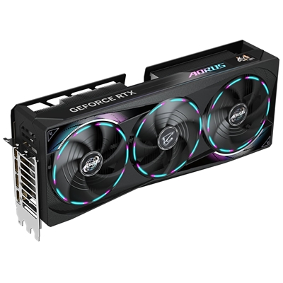 Gigabyte NVIDIA GeForce RTX 5070 Ti AORUS MASTER 16GB GDDR7 Graphics Card,  8960 CUDA Cores, 2588 MHz Core Clock, Triple Fan, RGB, 3x DisplayPorts / 1x HDMI Port image 2