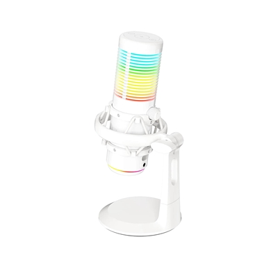 Marvo Scorpion MIC-07 Blast 60 USB RGB Noise Cancelling Wired Gaming Microphone (White) image 2