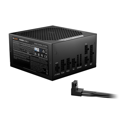 be quiet! Power Zone 2 850W PSU - 80 PLUS Platinum, Semi-Passive Cooling, Pure Wings 3 Fan, PCIe 5.1/ATX 3.1 Compatibility, 10-Year Warranty image 2