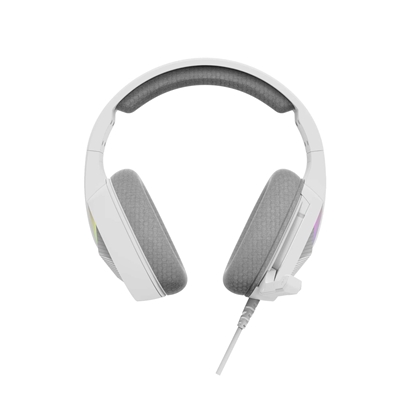 Marvo Scorpion H8618 Tactic 40 USB 2.0 Wired Gaming RGB Headset (White) image 5