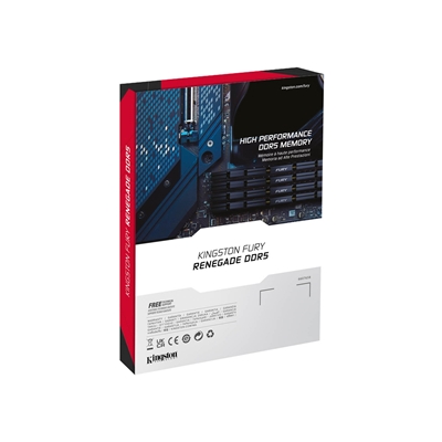 Kingston FURY Renegade KF560C32RSK2-96 96GB (2x 48GB) DIMM System Memory, 6000MHz, DDR5, CL32, Silver, Intel XMP image 5