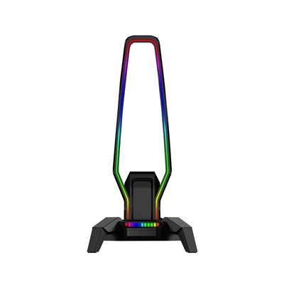 Marvo Scorpion HZ-10 Kobe 30 USB RGB Gaming Headset Stand and Hub (Black) image 3