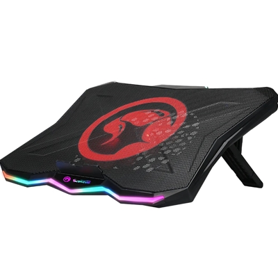 Marvo Scorpion FN-40 Atlas 40 USB Powered RGB Laptop Cooling Stand (Black) image 2