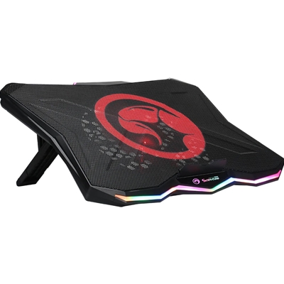 Marvo Scorpion FN-40 Atlas 40 USB Powered RGB Laptop Cooling Stand (Black) image 3