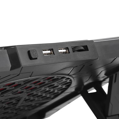 Marvo Scorpion FN-40 Atlas 40 USB Powered RGB Laptop Cooling Stand (Black) image 4