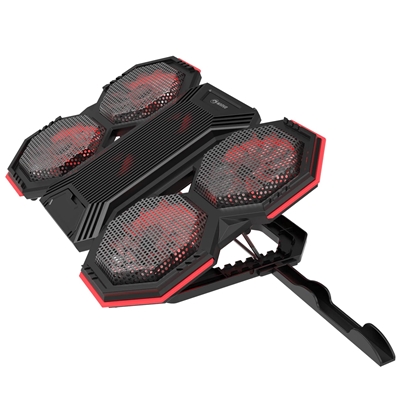 Marvo Scorpion FN-41 Atlas 60 USB Powered Six Fan Laptop Cooling Stand (Black) image 3