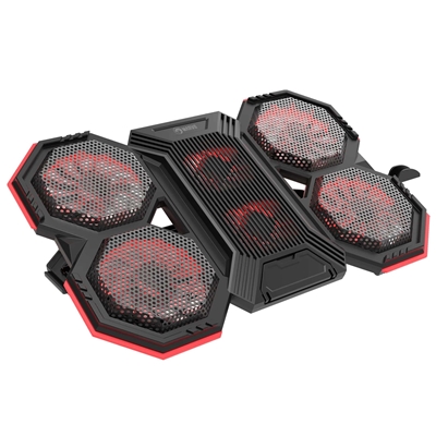 Marvo Scorpion FN-41 Atlas 60 USB Powered Six Fan Laptop Cooling Stand (Black) image 4