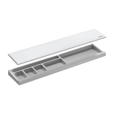 Marvo Scorpion K002 Crest 60 Universal Padded Keyboard Wrist Rest Pad (White) image 2
