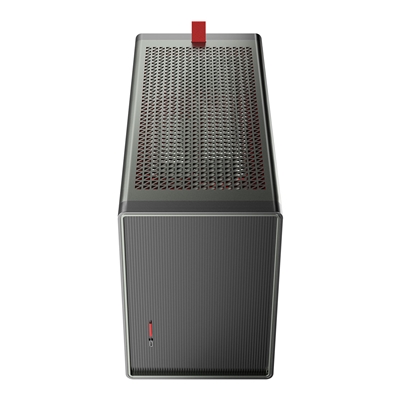 Antec Performance 1M Aventurine Mini-ITX Gaming Case with Aluminum Finish, PCIe 4.0 Riser Cable, USB 3.2 Gen2 Type-C, Tool-Free Side Panels, Solid Side Panel, SFX-L & SFX PSU Support image 3
