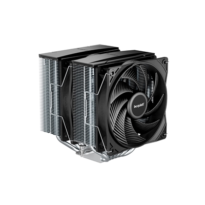 be quiet! Pure Rock Pro 3 CPU Cooler, Universal Socket, 2 x Pure Wings Fans, 2000RPM, only 34.8dB(A) at maximum fan speed, 250W TDP, 3-year manufacturer's warranty image 2
