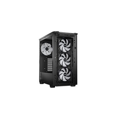 be quiet! Pure Base 501 LX Airflow Window Black ATX Mid Tower Case with USB-A, USB-C, 4 x Light Wings LX Black ARGB PWM Fans image 3