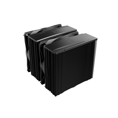 be quiet! Pure Rock Pro 3 CPU Cooler, Black, Universal Socket, 2 x Pure Wings Fans, 2000RPM, only 34.8dB(A) at maximum fan speed, 250W TDP, 3-year manufacturer's warranty image 3