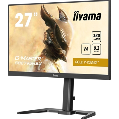 iiyama G-MASTER GB2795HSU-B1 27 inch Monitor, Full HD, 0.2ms, HDMI, DisplayPort, HDCP, USB Hubx4, Freesync, 280Hz, Speakers, Black, Internal PSU, Height Adjust, Pivot, VESA image 6