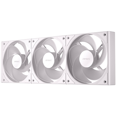 Antec Connect 120 ARGB White Reverse 3-Pack 120mm PWM Fans with Daisy Chain Design and Vibration-Absorbing Pads image 5