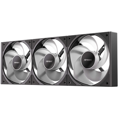Antec Connect 120 ARGB Reverse 3-Pack 120mm PWM Fans with Daisy Chain Design and Vibration-Absorbing Pads image 5