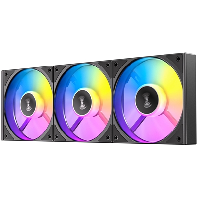 Antec Connect 120 ARGB 3-Pack 120mm PWM Fans with Daisy Chain Design and Vibration-Absorbing Pads image 2