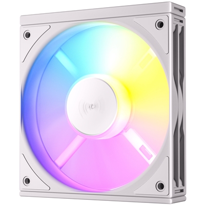 Antec Connect 120 White ARGB 3-Pack 120mm PWM Fans with Daisy Chain Design and Vibration-Absorbing Pads image 4