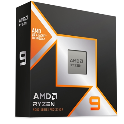 AMD Ryzen 9 9950X3D 16 Core AM5 Processor with Radeon Graphics, 4.3GHz up to 5.7GHz Boost, 144MB Cache, 170W, No Fan, Radeon Graphics image 2