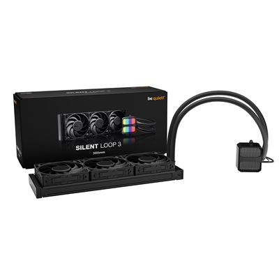 be quiet! Silent Loop 3 360mm All-in-One Liquid CPU Cooler, ARGB Lighting, Silent Wings 4 Fans, 3-Chamber Pump, High-Performance Cooling for Intel & AMD CPUs image 5