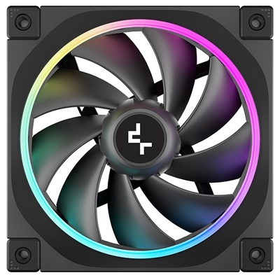 DeepCool FL12 120mm PWM Fan - High Performance, Low Noise, Fluid Dynamic Bearing, 36 ARGB LEDs, 500-2150 RPM, 55 CFM Airflow, 4-Pin PWM Control image 3