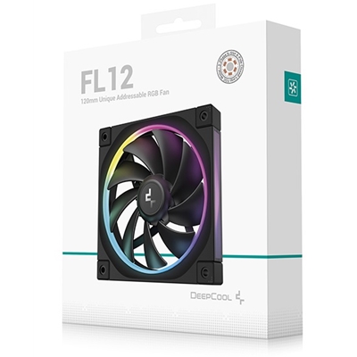 DeepCool FL12 120mm PWM Fan - High Performance, Low Noise, Fluid Dynamic Bearing, 36 ARGB LEDs, 500-2150 RPM, 55 CFM Airflow, 4-Pin PWM Control image 6