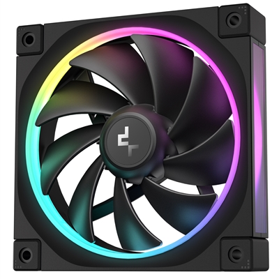 DeepCool FL12 120mm PWM 3 Pack Fan - High Performance, Low Noise, Fluid Dynamic Bearing, 36 ARGB LEDs, 500-2150 RPM, 55 CFM Airflow, 4-Pin PWM Control image 2