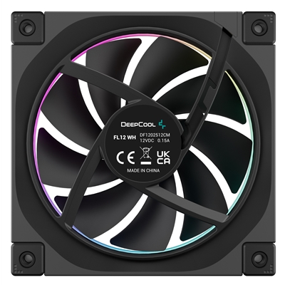 DeepCool FL12 120mm PWM 3 Pack Fan - High Performance, Low Noise, Fluid Dynamic Bearing, 36 ARGB LEDs, 500-2150 RPM, 55 CFM Airflow, 4-Pin PWM Control image 5
