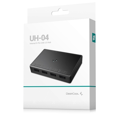 DeepCool USB HUB 4 ports, Easy Setup, Plug-and-play, Windows, macOS Compatibility, Connecting Multiple USB Devices, Black image 3