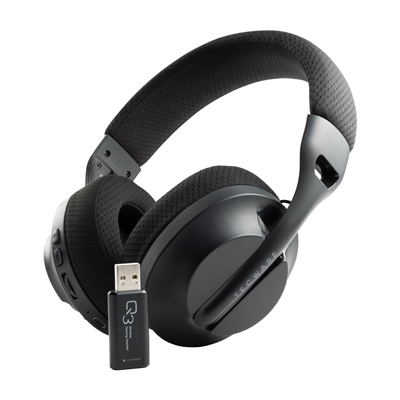 Tecware Q3 Wired/ Wireless 2.4Ghz & Bluetooth Lightweight Gaming Headset image 5