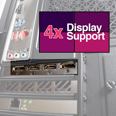 LOGIX Intel Core Ultra 7 AI Powered 20 Core, 3.90GHz (5.50GHz Boost) NPU with 13 TOPS, 32GB Kingston DDR5 Memory, 1TB Kingston NVMe, Gigabyte RTX 4060 8GB 4xMonitor, 2 x 2.5GB LAN, Windows 11 Pro image 5