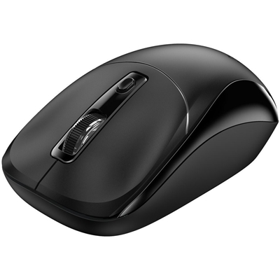Genius NX-7123 Copilot AI Wireless Mouse, 2.4 GHz with USB Receiver, 1200 DPI, 4 Button with Scroll Wheel, Ambidextrous Design, Black image 4