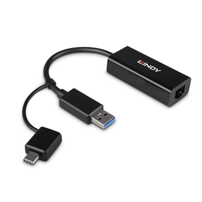 Lindy USB 3.2 Gen 1 Gigabit Ethernet Converter, Bus-Powered, No External Power Supply Required image 3