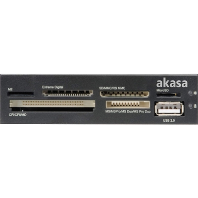 Akasa AK-ICR-07 Internal 6-Slot Multi Card Reader with USB port image 3