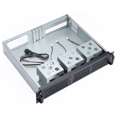 Codegen 2U Rackmount 405mm Deep 3 x 80mm HDB PWM Fans Included image 3