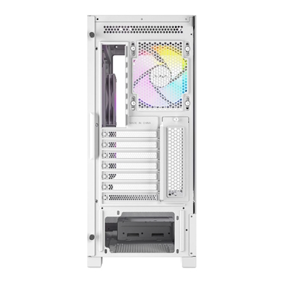 Antec CX500M CX700 Mid Tower Gaming Case, 1 x USB Type-C / 1 x USB 3.0, Tempered Glass Front and Side Window Panel, Supports Vertical Cooling, 3 x Pre-Installed RGB LED Fans, ATX, Micro-ATX, ITX Compatible image 4