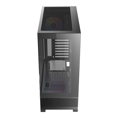Antec CX700 Mid Tower Gaming Case 1 x USB Type-C / 1 x USB 3.0, Tempered Glass Front and Side Window Panel, Support Vertical Cooling 3 x Pre-Installed ARGB LED Fans, ATX, Micro-ATX, ITX Compatible image 3