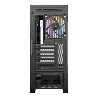 Antec CX700 Mid Tower Gaming Case 1 x USB Type-C / 1 x USB 3.0, Tempered Glass Front and Side Window Panel, Support Vertical Cooling 3 x Pre-Installed ARGB LED Fans, ATX, Micro-ATX, ITX Compatible image 4