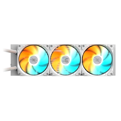 GIGABYTE GP-GIGABYTE Gaming ICE 360 All-in-One Liquid CPU Cooler – 360mm Radiator, ARGB Lighting, Teflon Tubing, and Magnetic Rotating Cover image 3