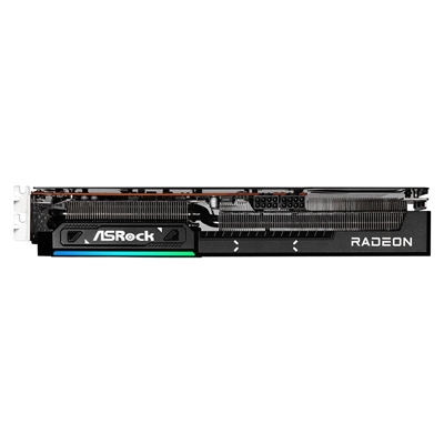 ASRock AMD Radeon RX 9070 Challenger OC 16GB GDDR6 Graphics Card, 3584 Streams, 2520 MHz Boost Clock, Triple Fan, RGB, 3x DisplayPorts / 1x HDMI Port image 5
