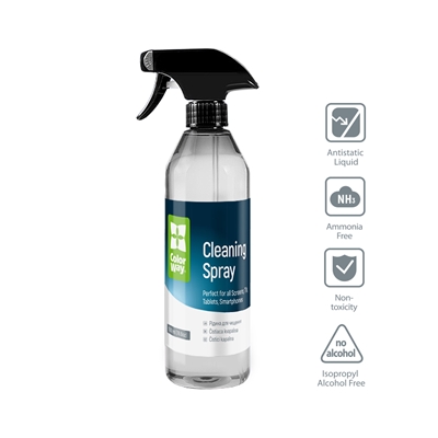 ColorWay Large Electronics Kit Includes 550ml Cleaning Liquid,  1 x Microfiber Cloth & 1 x Glass Cloth image 2