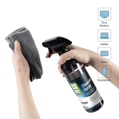 ColorWay Large Electronics Kit Includes 550ml Cleaning Liquid,  1 x Microfiber Cloth & 1 x Glass Cloth image 3