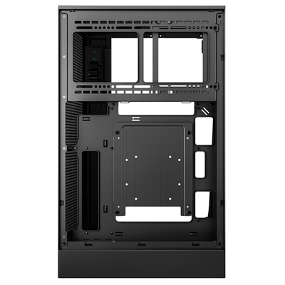 DeepCool CH270 Digital Micro-ATX Case, Mini-Tower PC Case with Tempered Glass Side Panel, USB-C Port, High Airflow Support for 360mm Radiator, ATX PSU, Black image 6