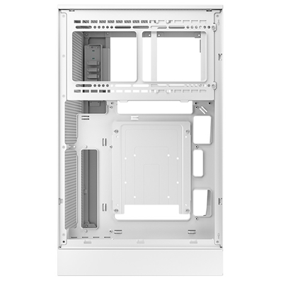 DeepCool CH270 Digital Micro-ATX Case, Mini-Tower PC Case with Tempered Glass Side Panel, USB-C Port, High Airflow Support for 360mm Radiator, ATX PSU, White image 6