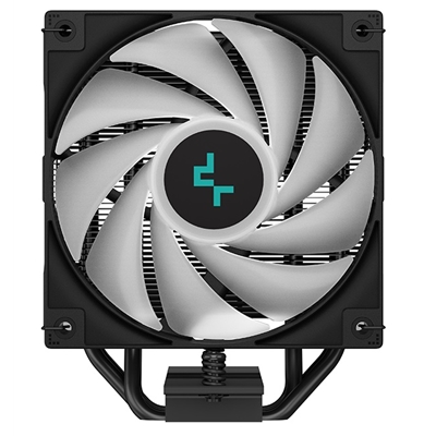 DeepCool AG400 Black ARGB V2 CPU Air Cooler, 120mm PWM Fan, 4 Direct Touch Heat Pipes, Addressable RGB, LGA1851/1700/1200, AM5/AM4 Compatible, High-Performance Single Tower Cooler image 4